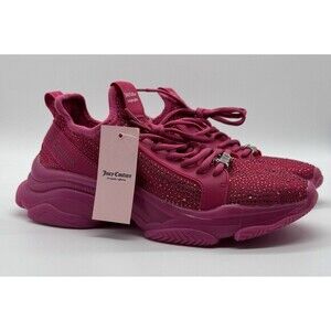 JUICY COUTURE Women’s ADANA FUCHSIA Rhinestone Sneakers 9.5